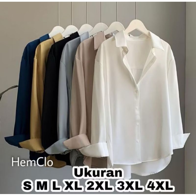HemClo Atasan Wanita Polos Rayon Premium Terbaru