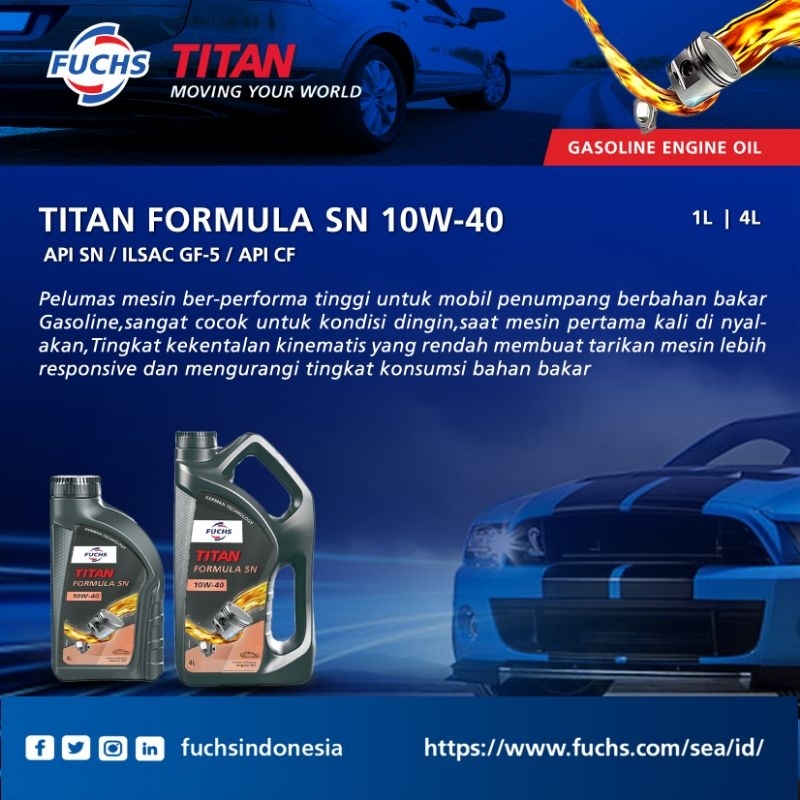 FUCHS Titan Formula SN 10W40