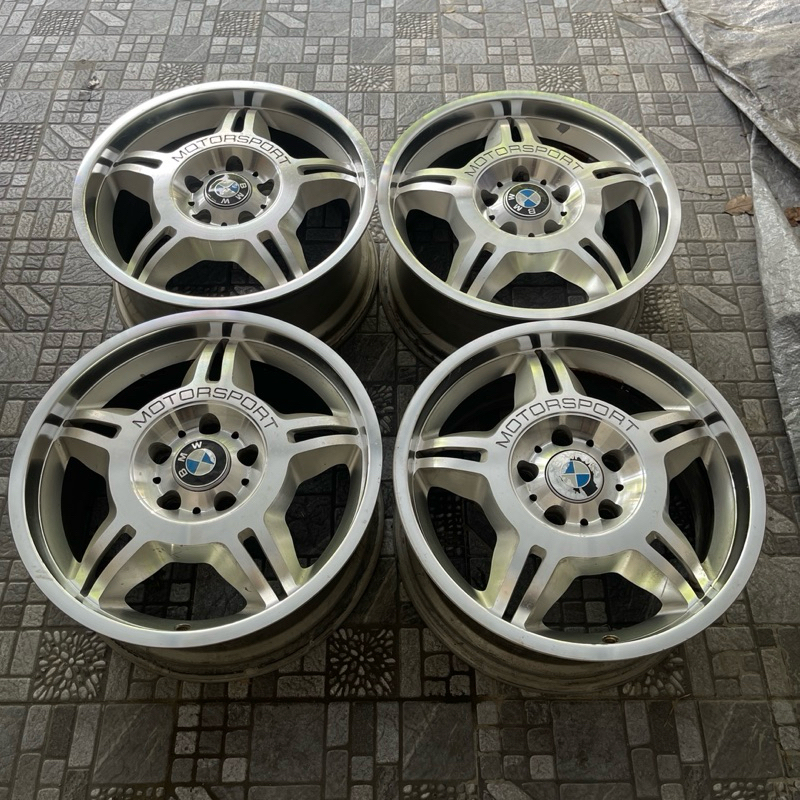 Velg BMW Style 24 5 Spoke by EMR Ring 17 Polished Lips. For BMW E36
