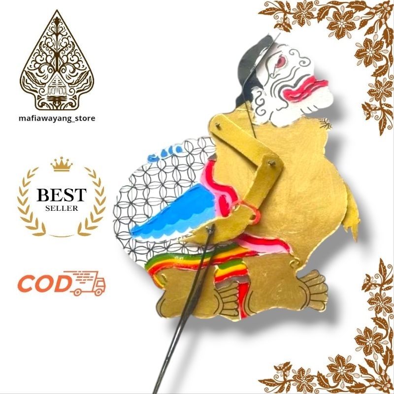 wayang kulit asli semar