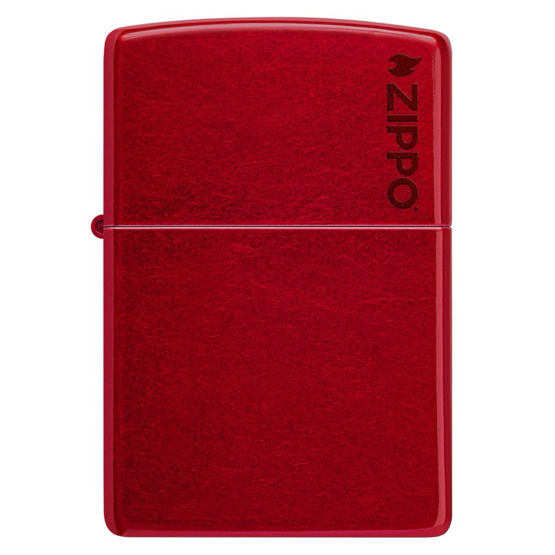 Zippo 21063ZL Candy Apple Red with Zippo Logo