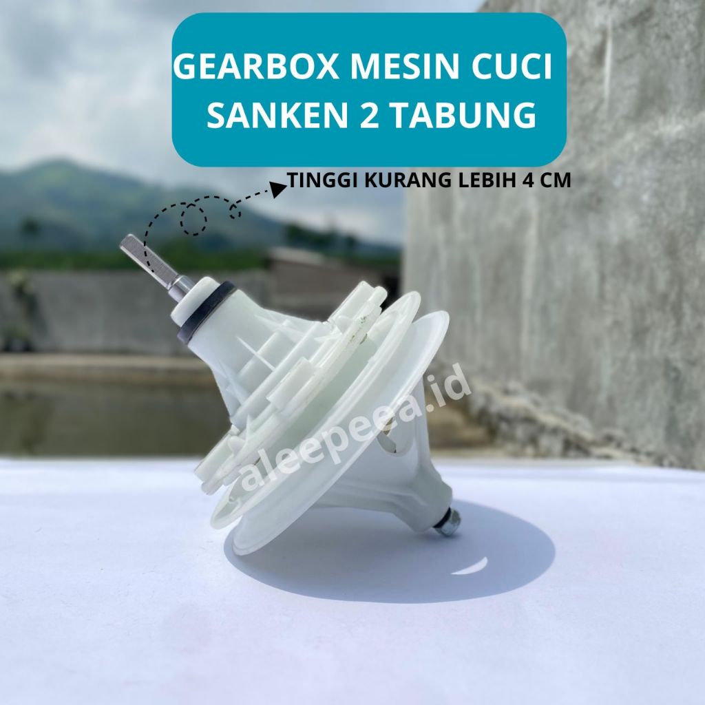 Gearbox Mesin cuci Sanken 2 tabung - Gearbox sanken 2 tabung - Girbox mesin cuci sanken Gerbox sanke