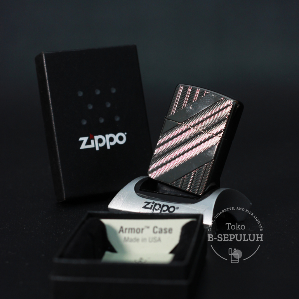 Zippo Deep Carved Black Ice 29422