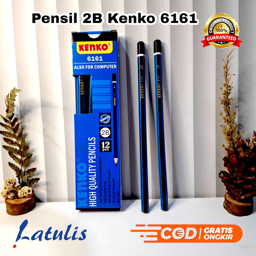 

SOS Pensil Biasa KENKO 2B 6161(12pc) / Pencil/Potlot