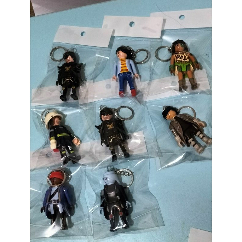 gantungan kunci minifigur playmobil - keychain playmobil