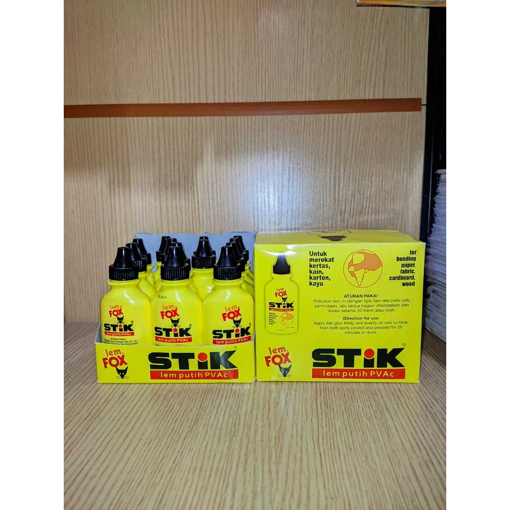 

LEM FOX STICK LEM PUTIH PVAC