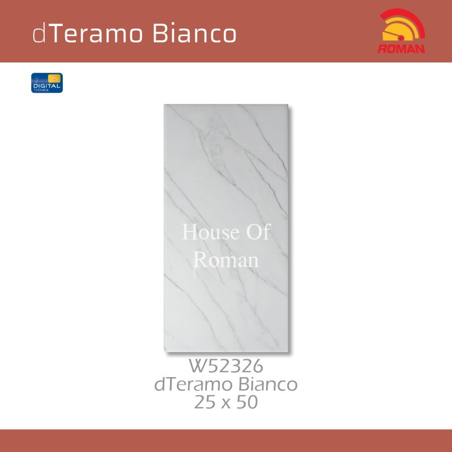 ROMAN KERAMIK dTeramo Bianco 25X50 W52326 ROMAN KERAMIK
