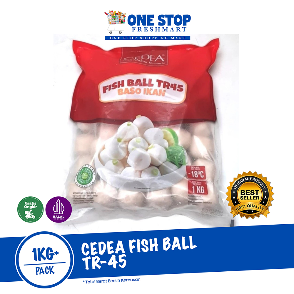 

CEDEA FISH BALL TR- 45.PCS (1KG)