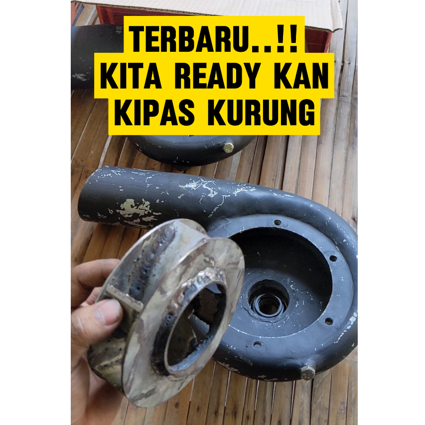 Kipas Impeller Pompa keong Model Kipas Kurung Spi