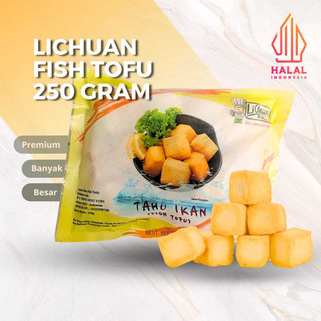

[GROSIR] LICHUAN FISH TOFU TAHU IKAN 250 GRAM
