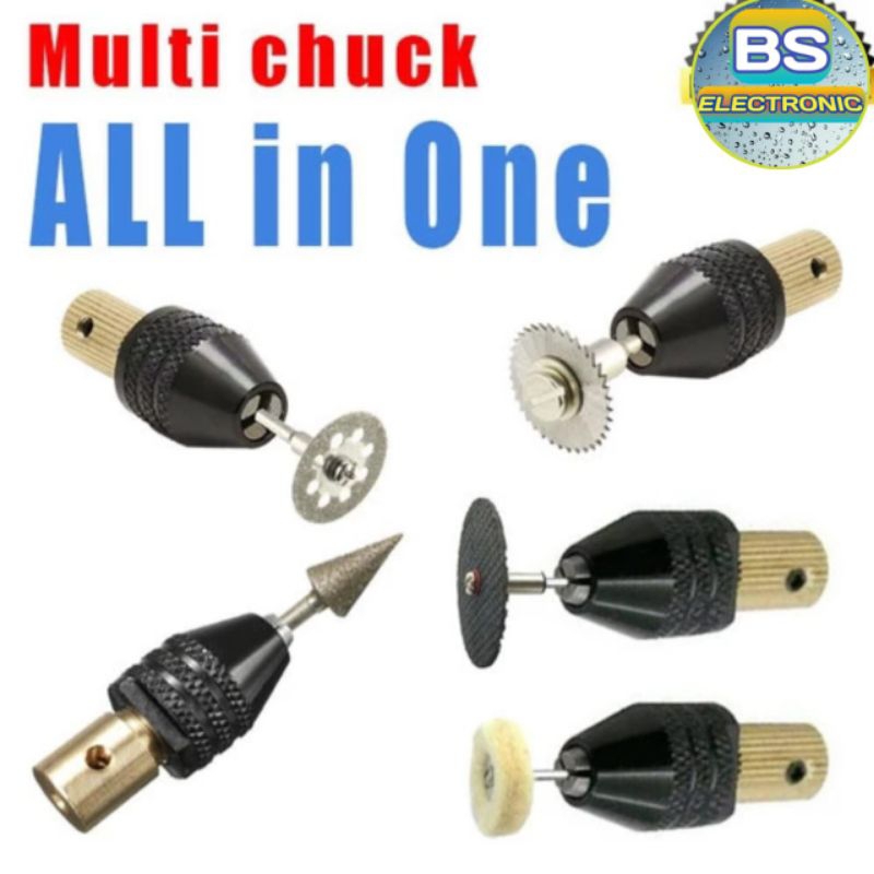 Kepala Bor Mini universal __Chuck Drill mini