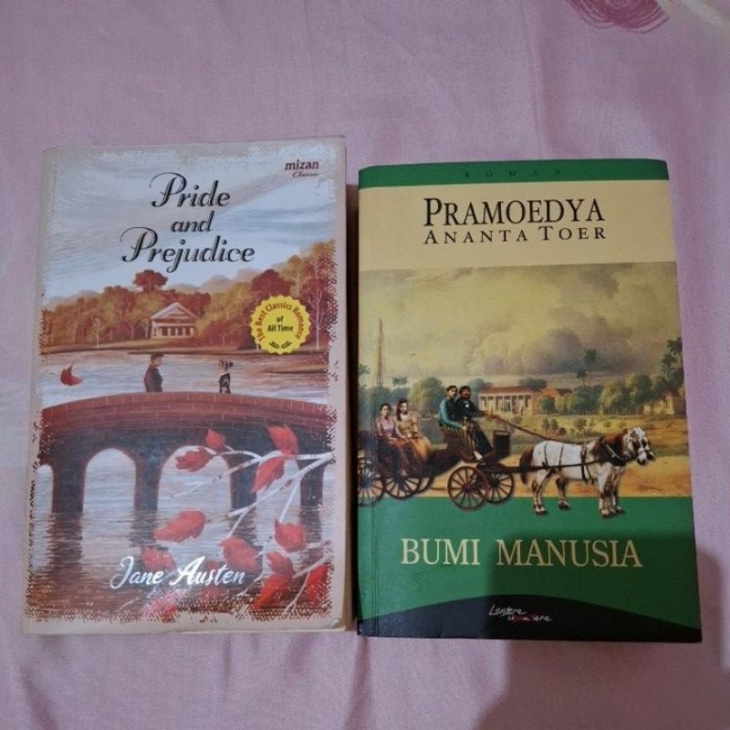 preloved novel p&p dan bumi manusia