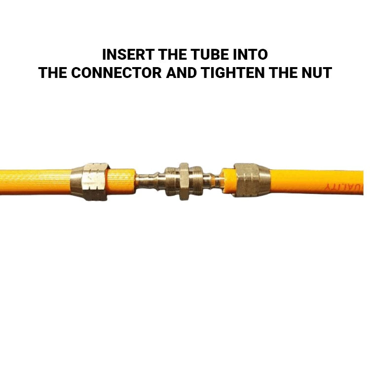 RK Nepel Sambungan selang Kuningan / Nepel Lurus kuningan / nepel selang / bahan kuningan super