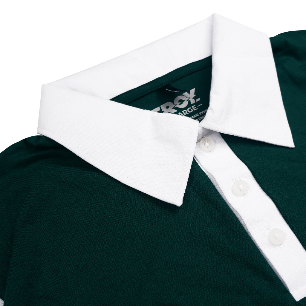 Troy Company Wangky Polo Shirt Green White World Culture - Kaos Polo Wangki Hijau Putih WKD 3127