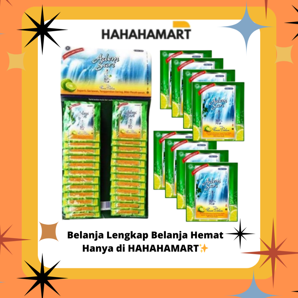 

Adem Sari Sachet Harga Per Pack Isi 24pcs