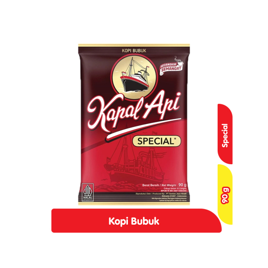 

Kapal Api Spesial Kopi Bubuk 90g / Kopi Kapal Api Special