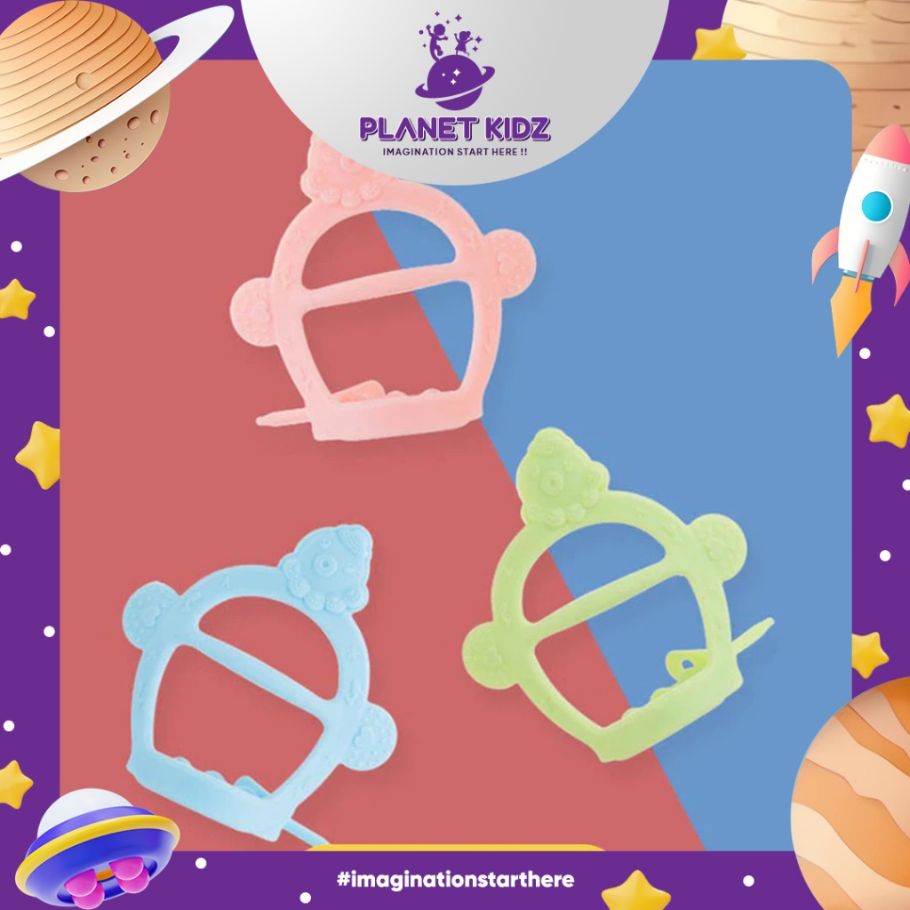 PLANETKIDZ FK393 MainAN Gigitan Bayi Bentuk Gelang Teether Bayi Bahan Silikon