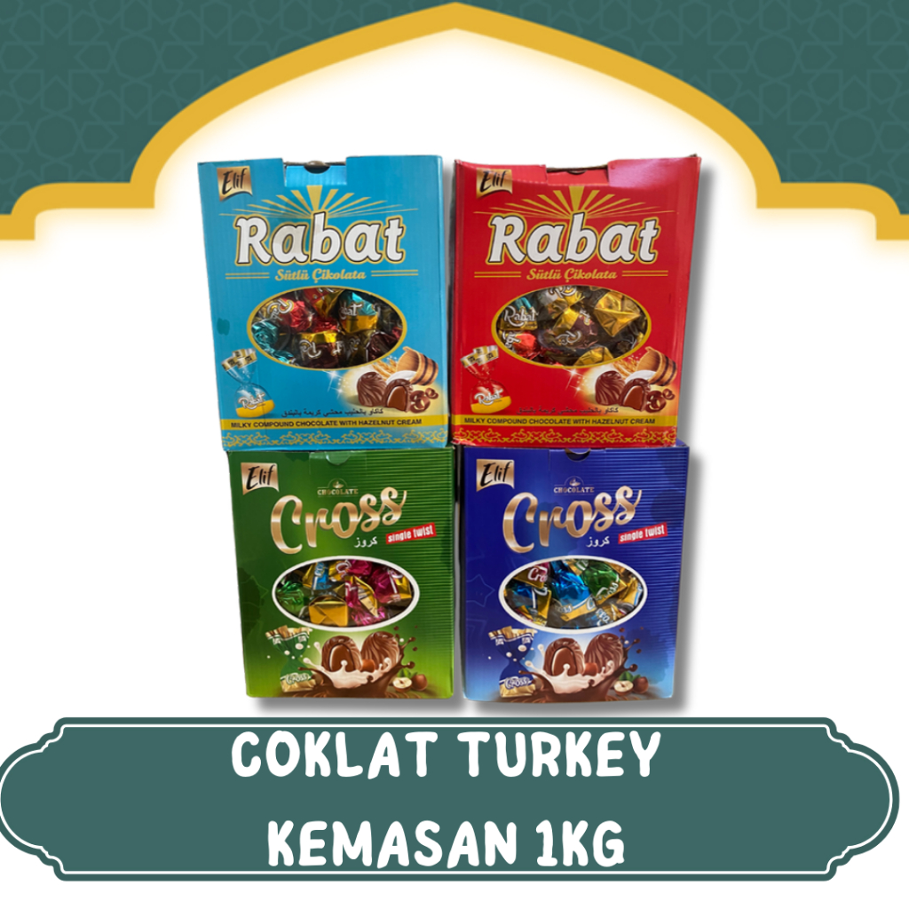 

OLEH OLEH HAJI DAN UMROH 1KG COKLAT TURKEY I CEMILAN LEBARAN I COKELAT TRAFFLINE I COKELAT TRUFFLE I COKELAT ARAB