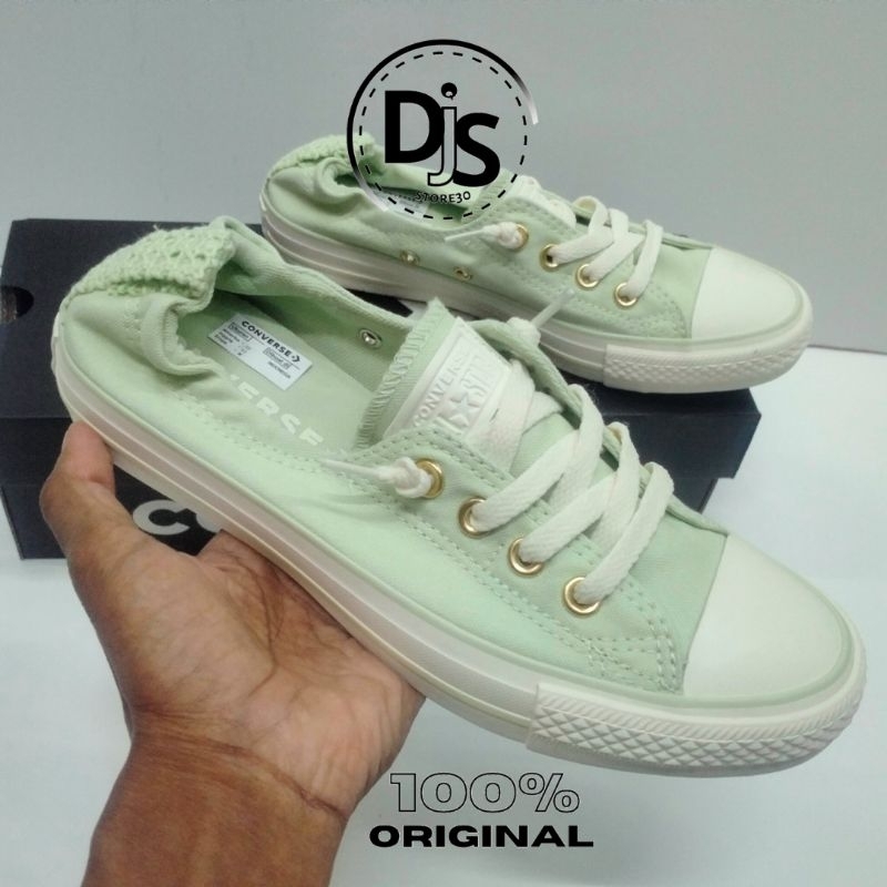 Sepatu Converse Shoreline slip on surplus mint Original 100%