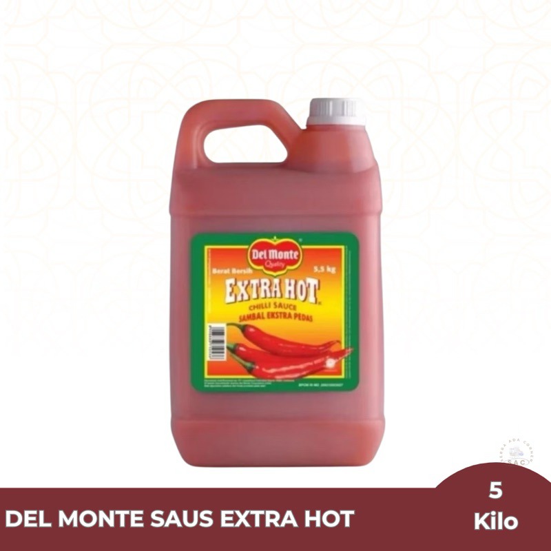 

Del Monte Saos Sambal Extra Hot 5.5kg Jerigen 5,5 kg