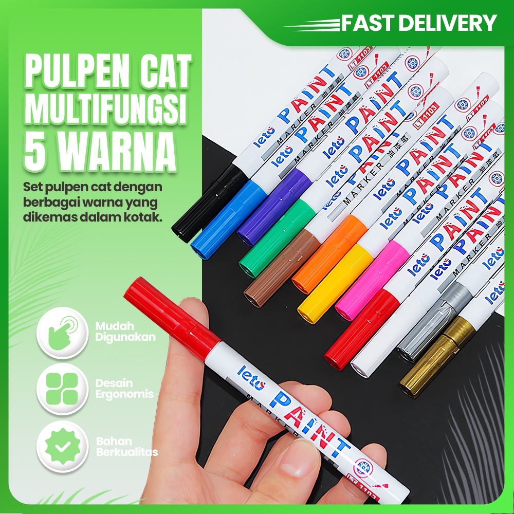 

Paint Marker Spidol Cat Ban Tahan Air Multifungsi