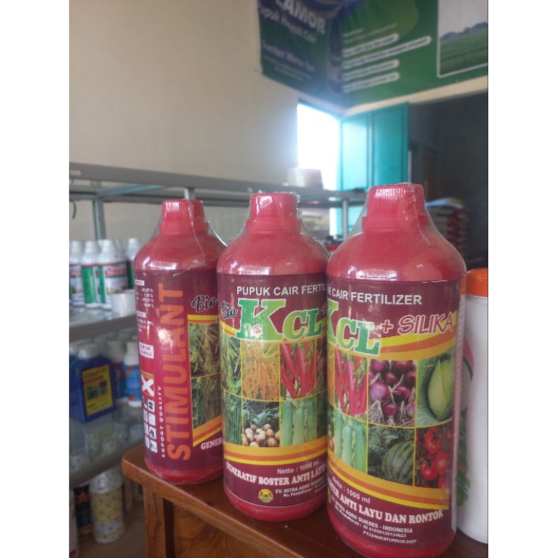 PUPUK CAIR FERTILIZER BIO KCL + SILIKA 1000L