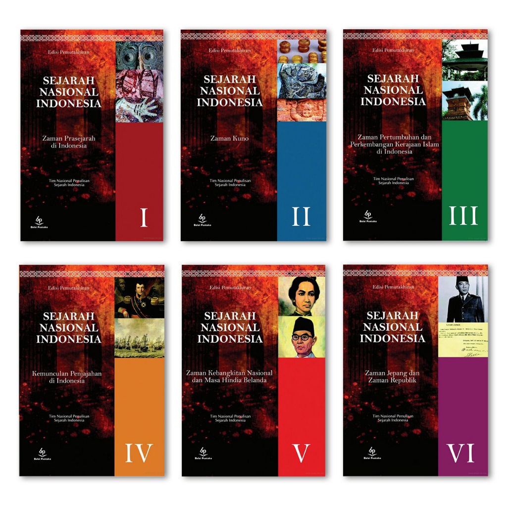TL_ PAKET 6 SNI : SEJARAH NASIONAL INDONESIA JILID 1-6