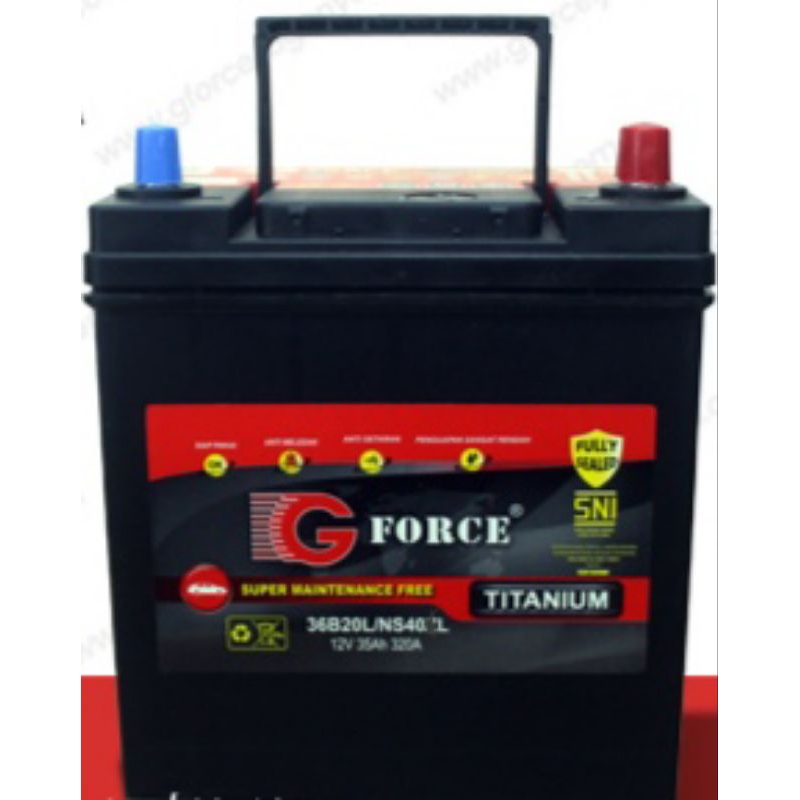 AKI MOBIL G-FORCE TITANIUM 32B20L/NS40L (Aki kering)
