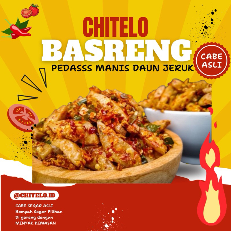 

CHITELO - BASRENG PEDAS DAUN JERUK CABE SEGAR ASLI TANPA CABE BUBUK