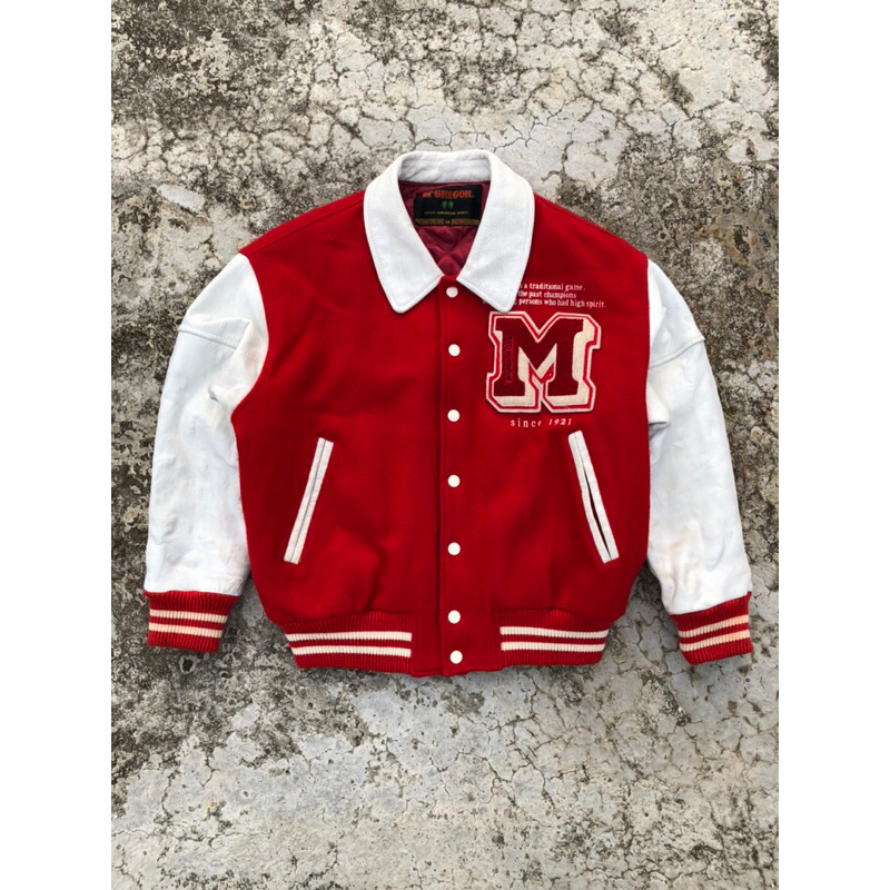 JACKET VARSITY MC GREGOR LEATHER JACKET KECE PRELOVED