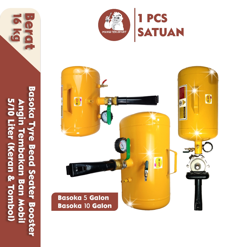 Basoka bazooka Tyre bead seater booster Angin Tembakan Ban Mobil