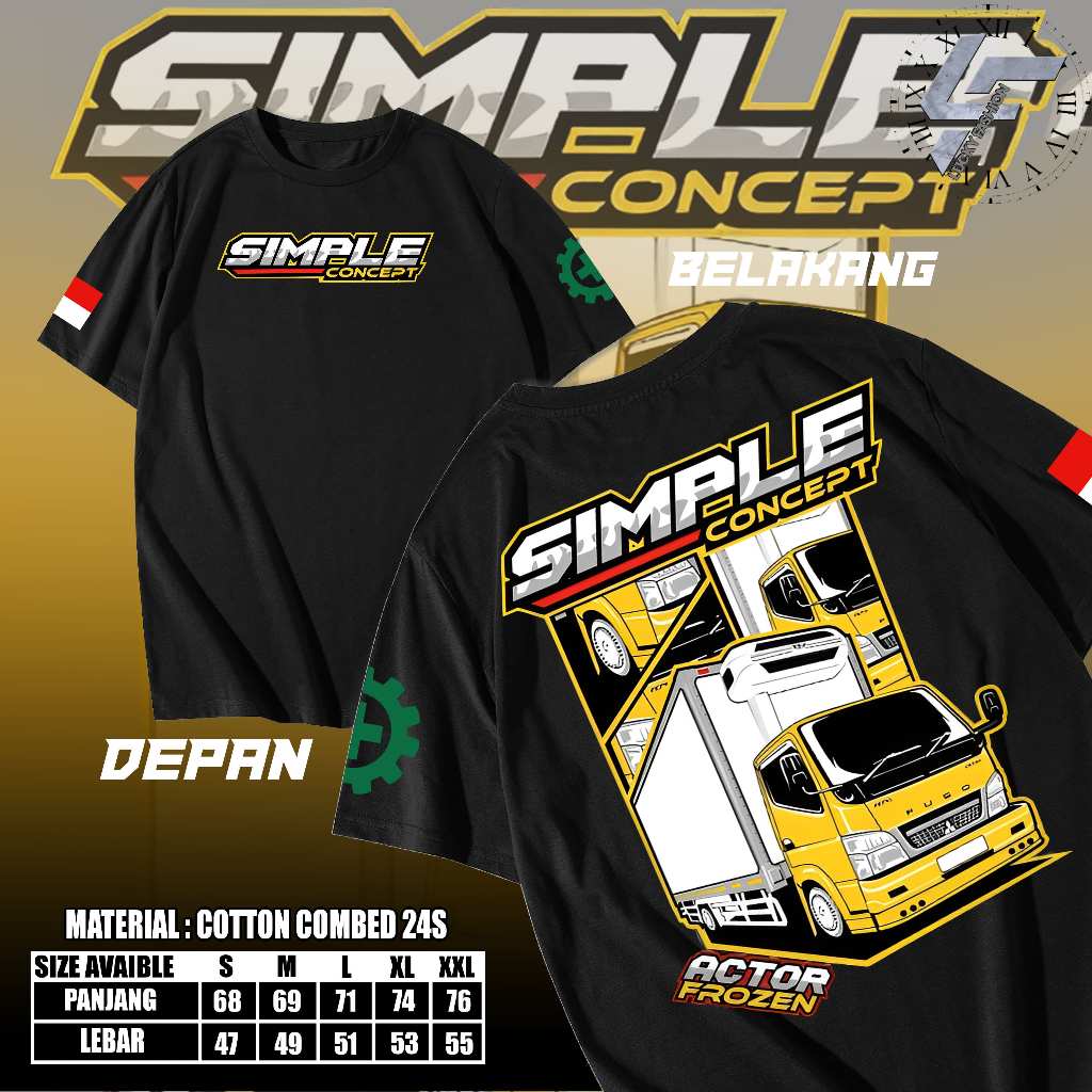 Kaos Distro Truck Rebecca.Co concept original kaos Driver / Kaos Dewasa Atasan Cotton Combed