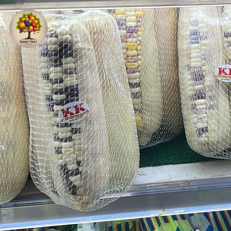 Jagung ketan pulut putih ungu | Jagung pelangi isi 3 pcs/ pack