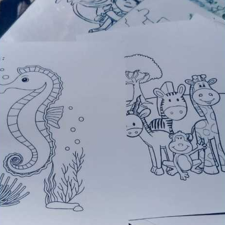 

Kertas Mewarnai Anak Tema Hewan Lucu - 50 Lembar A5 Siap Pakai