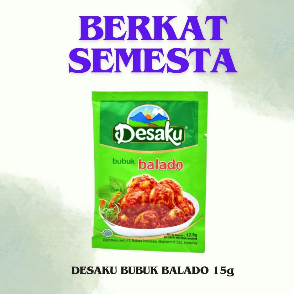 

Desaku Bumbu Balado Instant Sambal 15g