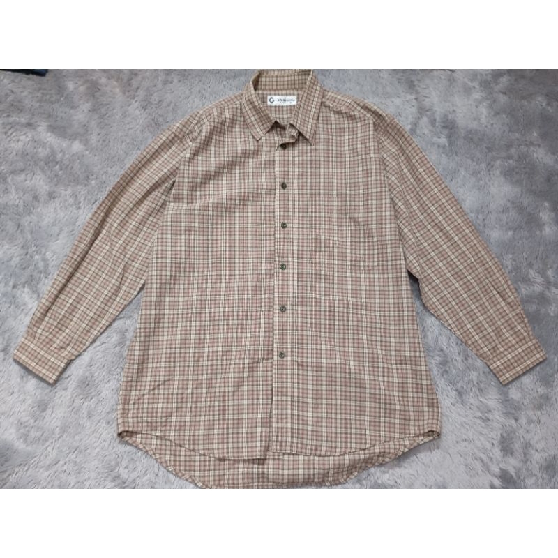 Preloved Kemeja Wanita Oversized Kotak-Kotak