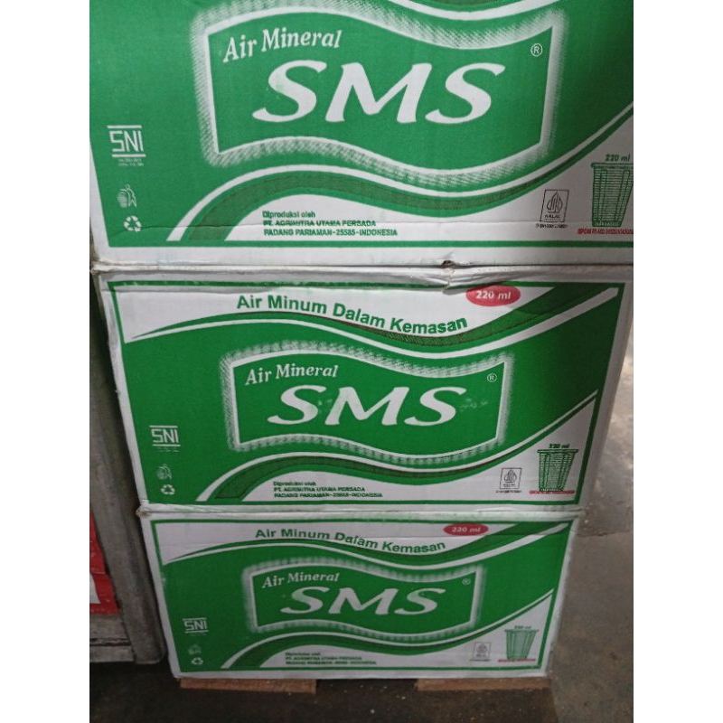

AIR MINERAL GELAS SMS 1 DUS