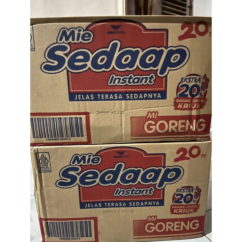 

MIE SEDAP GORENG 1KARTON