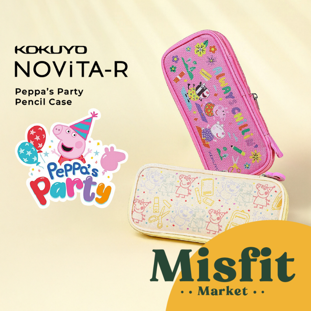 

Kokuyo x Peppa Pig NOVITA-R Pencil Case Medium Tepak Karakter Unik
