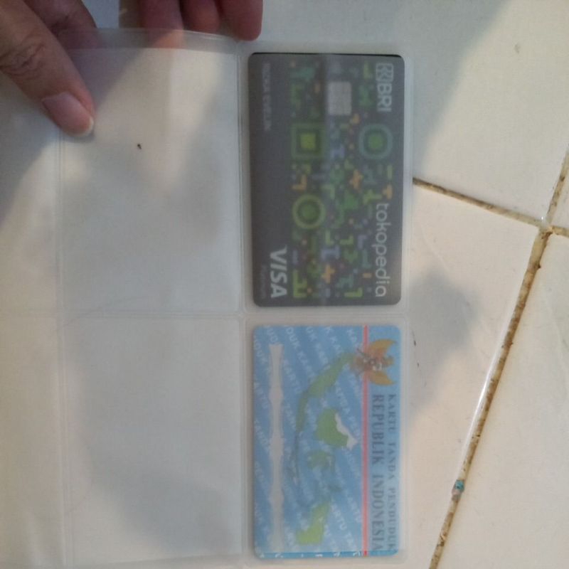 

Plastik KTP plastik mika tebal plastik kartu isi harga 1 pcs