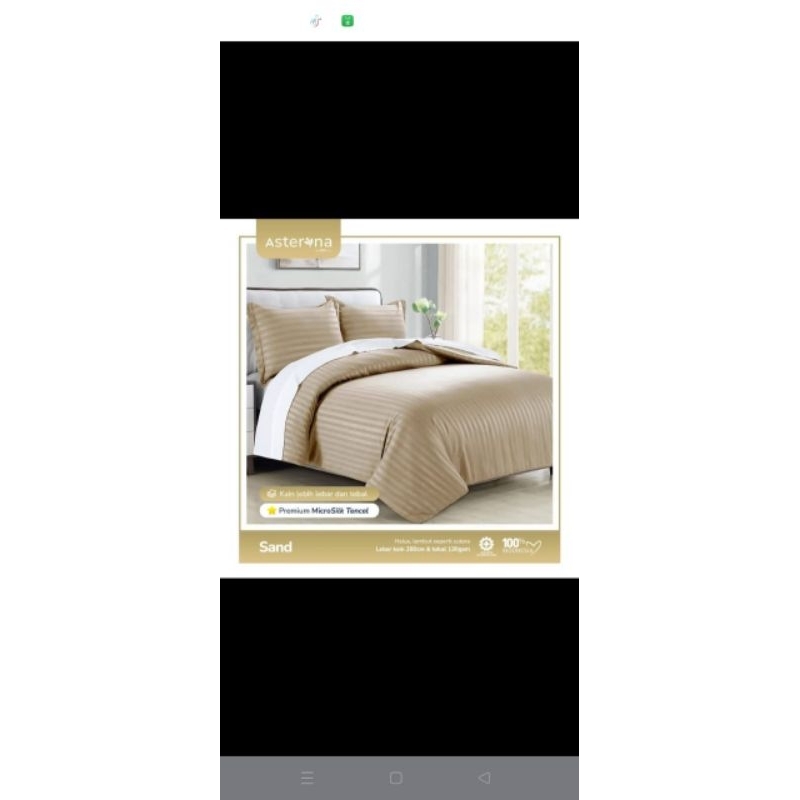AKIRA BED COVER BAHAN DOBBY