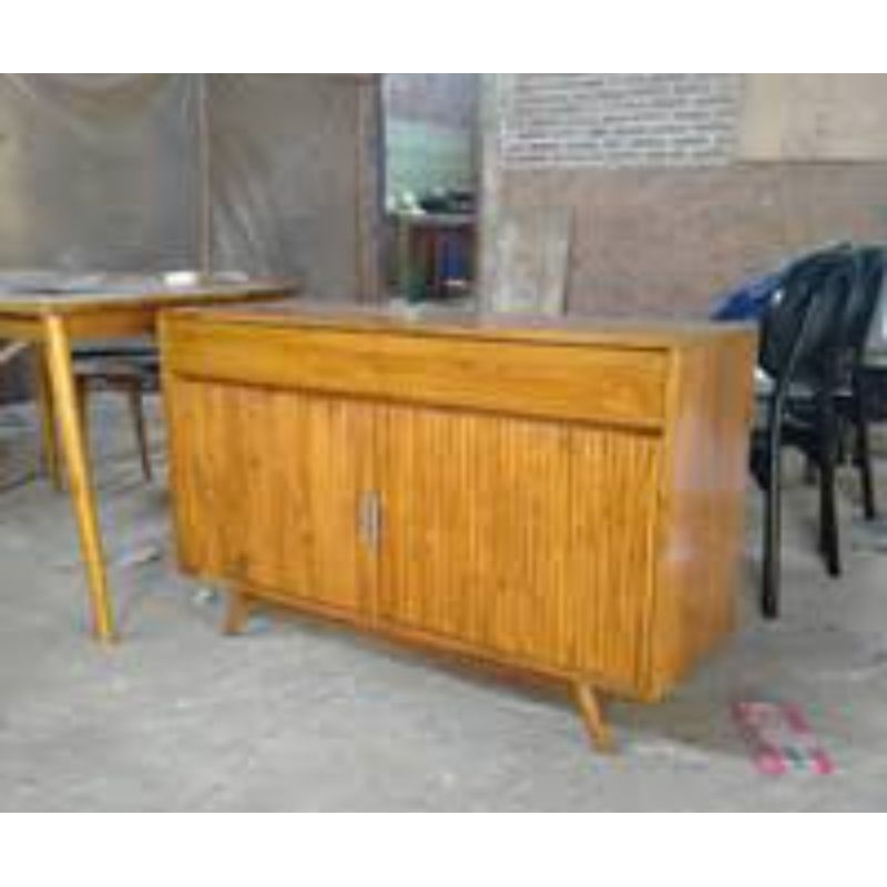 SIDEBOARD CREDENZA BUFFET TEAK