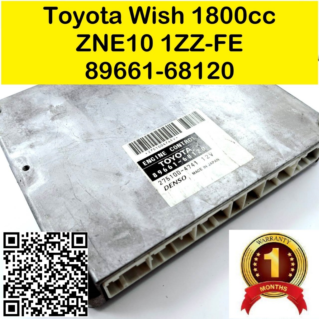 Toyota WISH ZNE10 1ZZ-FE 89661-68120