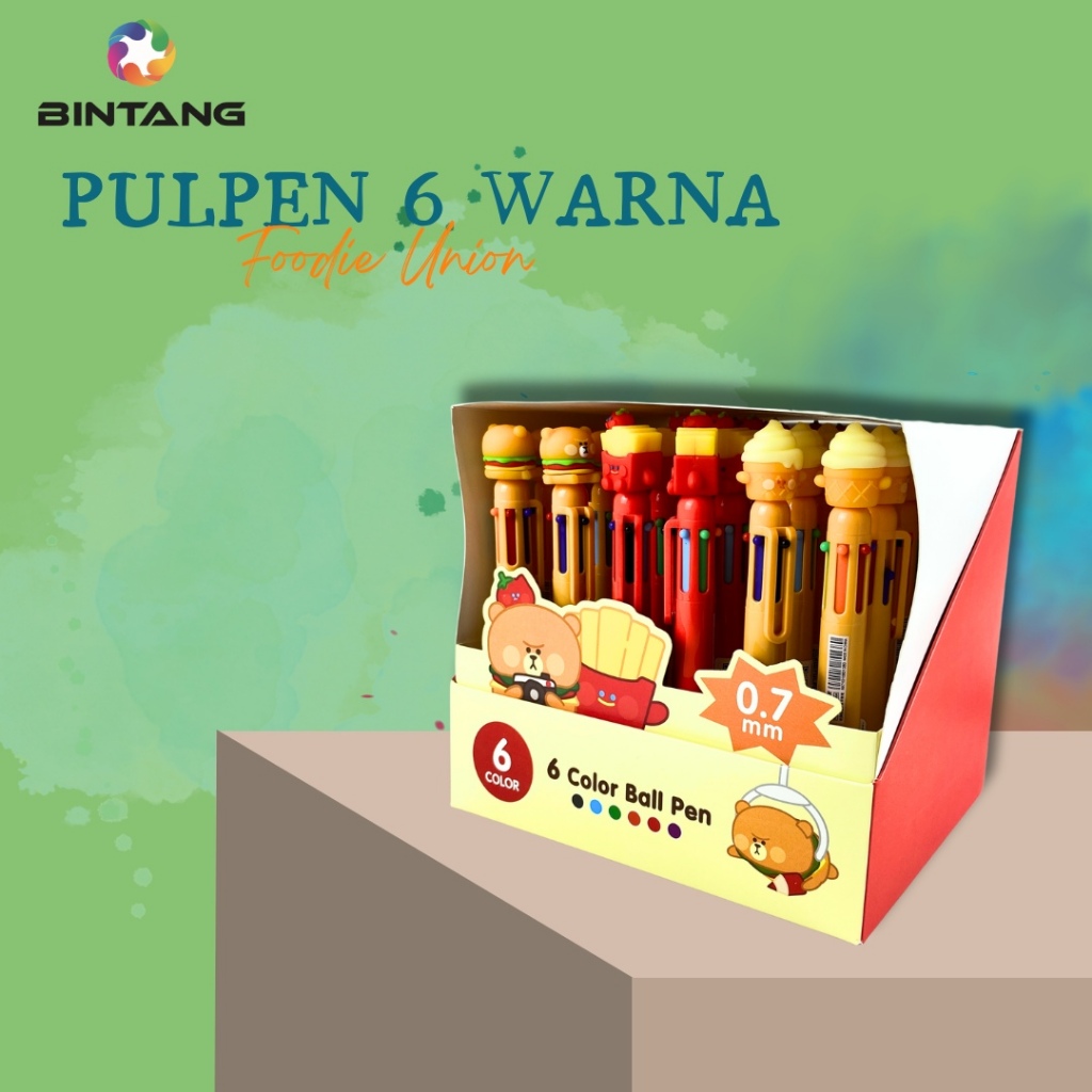 

PULPEN ENAM WARNA FOODIE UNION