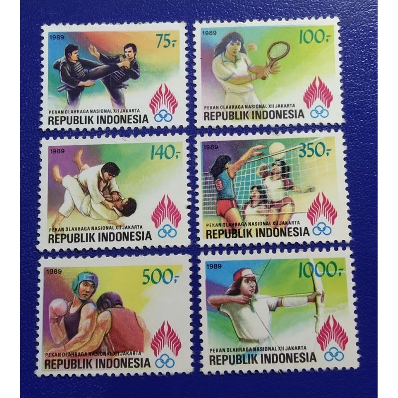 

Prangko Lawas Set Lengkap P.O.N. XII Thn 1989