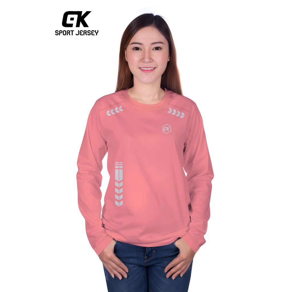 LENGAN PENJENG KAOS GYM IMPORT KAOS RUNNING BAJU BOLAHRAGA PRIA DEWASA BAJU VOLI KAOS BADMINTON TERM