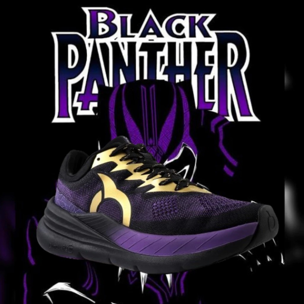 Sepatu Running Pria Ortuseight X Marvel Panther Original