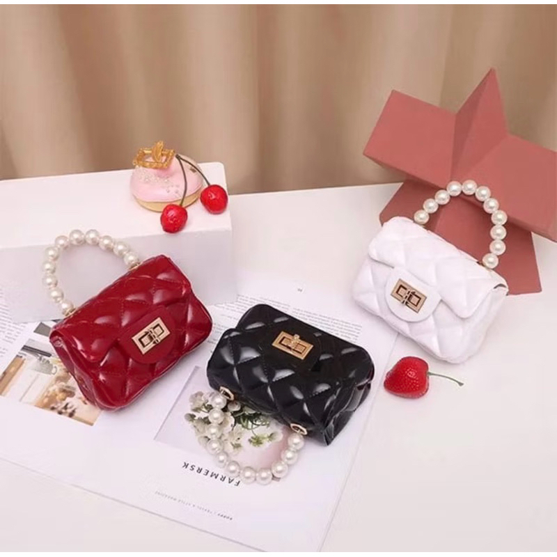 TAS KEKINIAN Anak Perempuan / TAS korea Selempang Jelly Mini / TAS Jelly Mini Anak