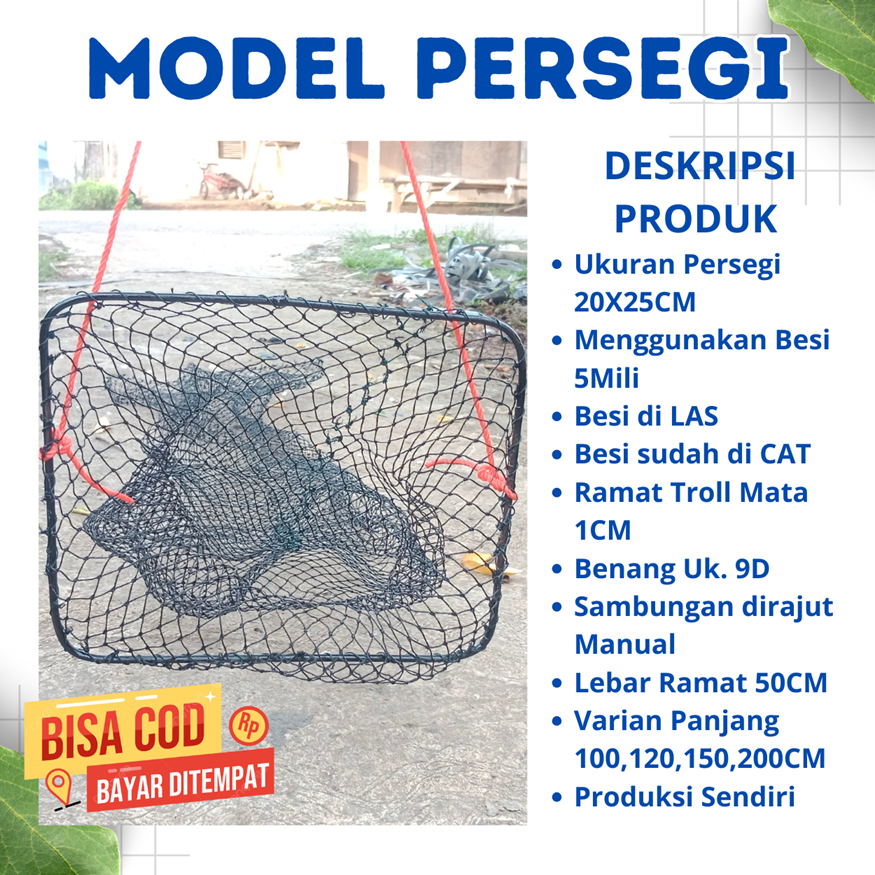 Kerumbu Korang Koja Karamba Keramba Kotak Ikan Nila Kuat Siap Pakai