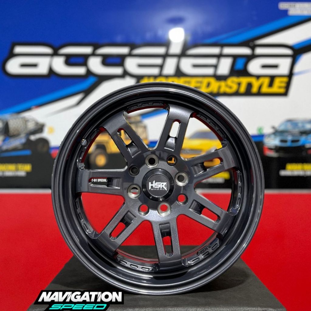 Ring 15 Velg Pelak Mobil Brio Agya Ayla Calya Sigra March Vios Velg HSR DAIMON Ring 15 Lebar 6,5